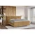 Boxspring Krevet Auris 140/200 cm , senf žuta