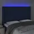Vidaxl vidaXL Vzglavje postelje z LED modro 147x16x118/128 cm blago