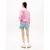 Tommy Jeans Majica ESSENTIAL roza/bela