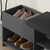 HANAH HOME Cipelarnik Filux Bench Anthracite