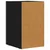 Noćni ormarić 2 pcs Crna 29,5 x 33,5 x 50 cm Konstruirano drvo