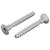 vidaXL Vijak 2 pcs Cinkano 5 x 40 mm elezo