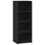 Visoka komoda crna 40x41x124 cm od konstruiranog drva