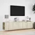 Zidni TV ormarić LED boja hrasta sonome 180x31x39,5 cm