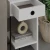 Hanah Home Noćni ormarić Sirius 32x61x30cm Beli
