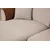 Atelier del Sofa Ugaona garnitura Aren 145x43x206cm Bež-Cimet