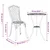 Vidaxl Vrtnik Bistro Set 3 szt. Bronasta Aluminij