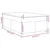 vidaXL Box spring postelja z vzmetnico krem 140x200 cm blago