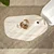 HANAH HOME Sto za dnevnu sobu Rock Travertine Walnut
