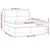 Vidaxl Box spring postelja z vzmetnico črna 180x200 cm blago