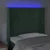 Vidaxl LED posteljno vzglavje temno zeleno 103x16x118/128 cm žamet