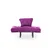ATELIER DEL SOFA Fotelja Nitta Single Purple