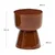 Keramična okrogla vrtna mizica o 36 cm Mesquida – Kave Home