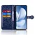 GS Realme Note 70T 4G preklopni ovitek, denarnica v obliki rombov, moder