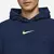 Nike PRO THERMA-FIT ADV FLEECE PULLOVER HOODIE, muški duks za fitnes, plava DD1707