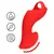 Loveline - stimulacijski prstni vibrator (rdeč)