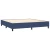 vidaXL vidaXL Box spring postelja z vzmetnico moder 200x200 cm blago, (20893301)
