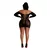 Crna elastična čipkasta haljina – Moonlight 07 Plus size