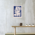 Canvas Slika na platnu Plavi list, 45x60cm