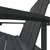 Vidaxl Vrtni stol Adirondack HDPE antraciten