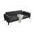 Atelier del Sofa Trosed na razvlačenje Bali 92x74x222cm Antracit