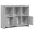 Kreveta Siva Sonoma 98,5 x 33 x 80 cm Konstruirano drvo