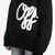 Pulover Off-White Script Shared Logo Emb Knit Crewneck UNISEX Black M