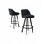 Hanah Home Set barskih stolica Atex, 44x105x42 cm,4 komada, Antracit