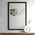 Plakat boho listki v krogih - 60x90 black