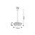 Rabalux Visilica Revan, 1xE27, LED 6W, R40cm, Siva