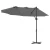 Suncobran Antracit 372 x 198 x 243 cm Poliester i aluminij