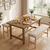 Costway Tapecirana klop 100 cm naravna