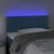 LED uzglavlje tamnoplavo 90x5x78/88 cm baršunasto