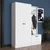Hanah Home ormar za predsoblje EA151 4496, 139,6 cm, beli