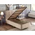 Hanah home Krevet Polo 90x38x190cm Crni