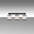 Opviq Way 11636 Visilica, E27, 3x40W, IP20, Crna