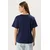Trendyol Milla Ženska majica TWOSS25TS00088, Tamnoplava