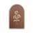 Wallity Slika Ersy3Doval10-1828, MDF, 18x28x2 cm