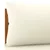 Modularna kutna sofa s krem bijelim jastucima bagremovo drvo