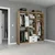HANAH HOME Ormar braon - bele boje Yaman 1600 75