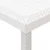 Stol za vrt Bijelo 350 x 100 x 74 cm poliratan