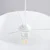 Sollux SL.1403 - Luster na sajli NOVA 1xE27/15W/230V, prečnik 30 cm, bela