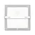 Aigostar - LED plafonsko nadgradno svetlo LED/18W/230V 3000K 22,6x22,6 cm bela