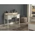 Hanah Home Sto za šminkanje FRN-21032, 132x91.4x50 cm, Krem
