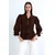 Trend Alacati Stili Ženska bluza Alc-X15169, Braon