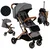 MoMi MoMi kolica Estelle Grey-Gold