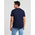Tommy Jeans Majica  temno modra / bela