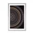 Plakat s paspartujem Mandala v vzorcu sonca v vijoličnih odtenkih - 20x30 silver
