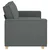 Dvosjed Sofa Tamno siva 180x78x84 cm Tkanina