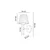 Opviq zidna lampa APG0012, 1 × GU10, krem